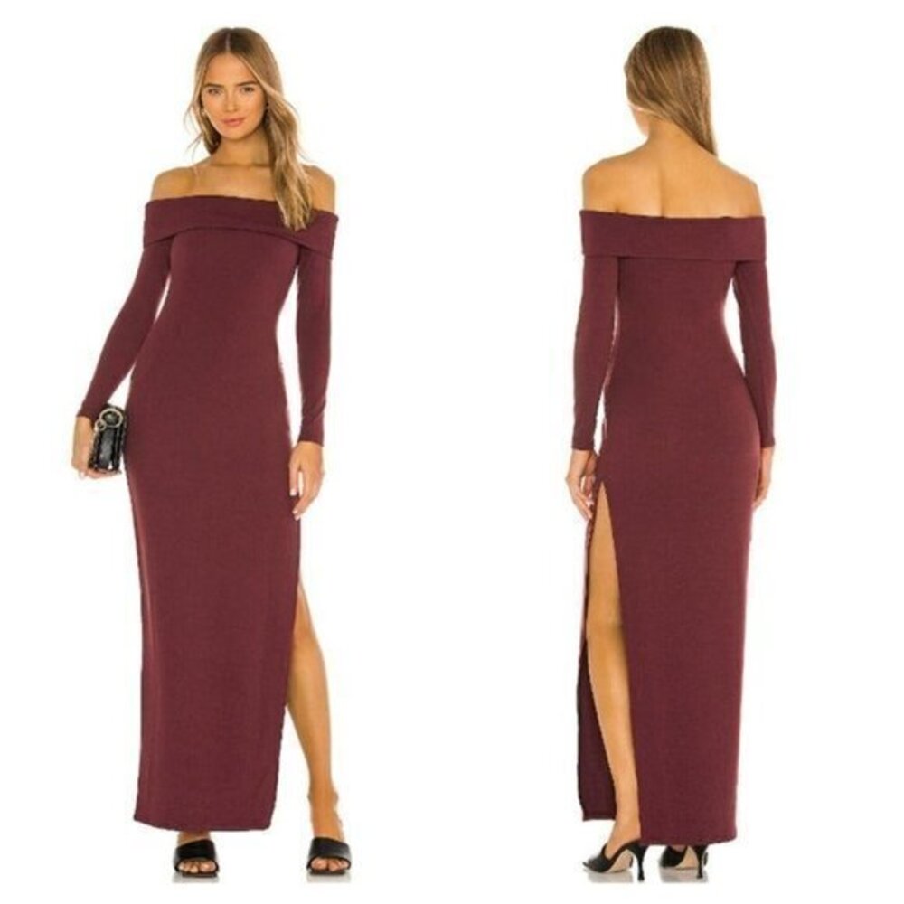 Lovers and Friends Royale Maxi Dress - Burgundy